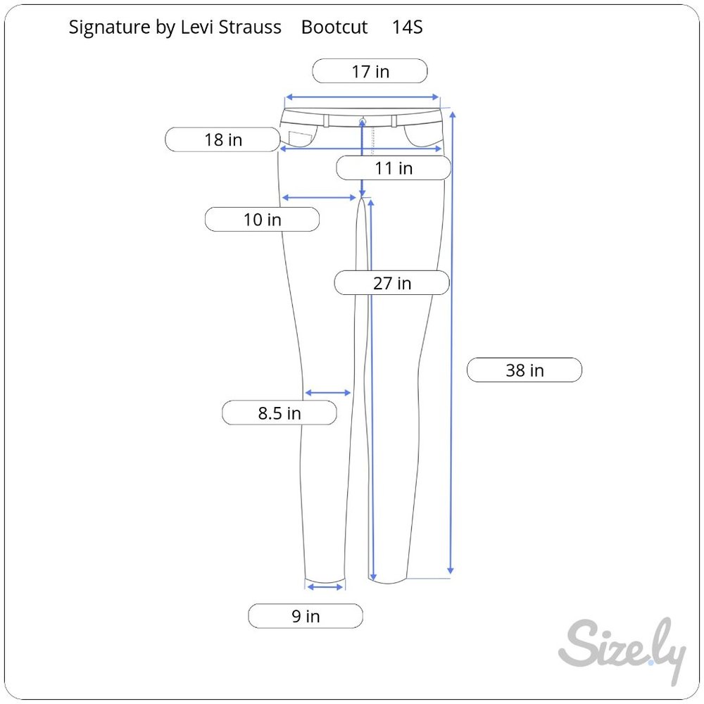 🍂 Signature by Levi Strauss Bootcut Jeans - Picture 10 of 10